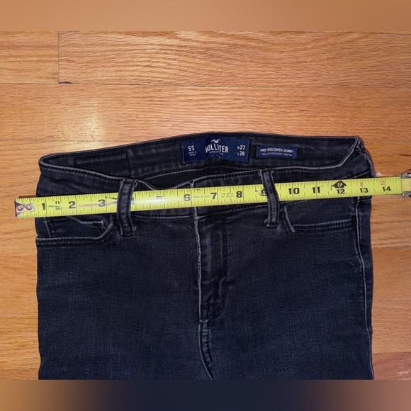 Women’s Hollister US 26 Mid-Rise Super Skinny Black Jeans Pants - Picture 6 of 12